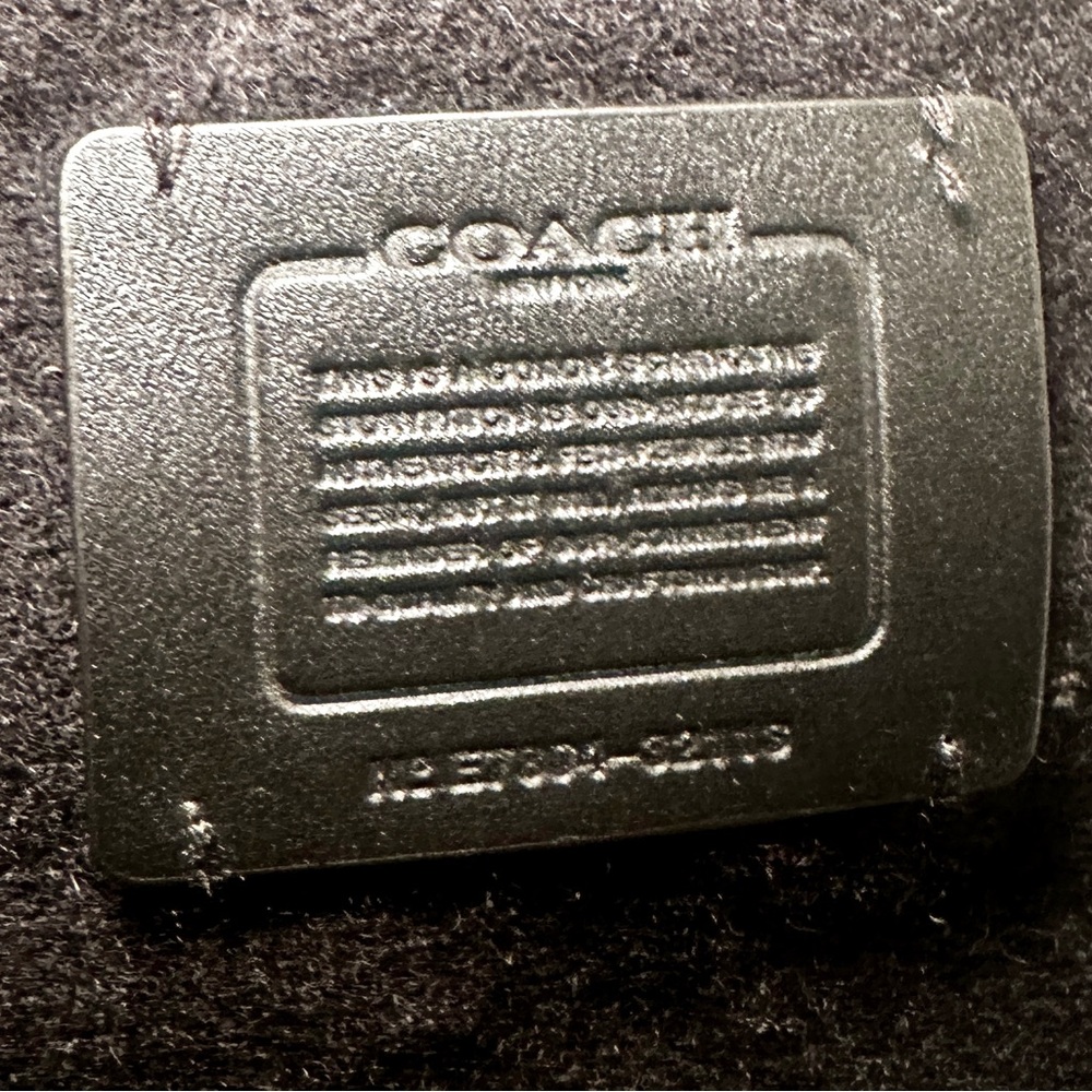 Coach Black and Gray Two-Tone Scarf - Picture 4 of 10